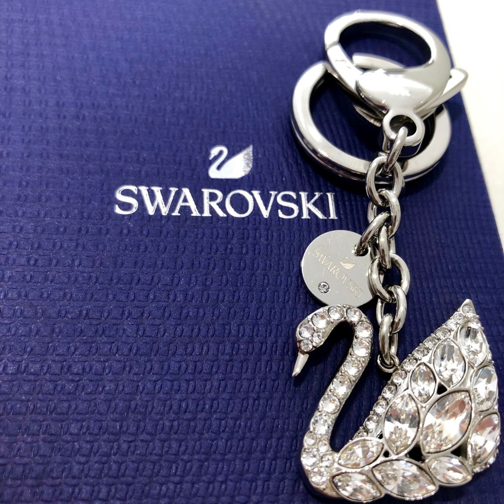 SWAROVSKI official logo keychain